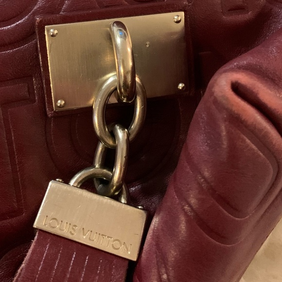Authentic Rare LV Automne - Hiver 2008 Collection Burgandy - Picture 13 of 16